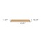 Homeroots 43in Natural Light Brown Wooden Floating Shelf 400831 - alternate 2