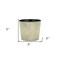 Homeroots 6in Gray Recycled Plastic Indoor Outdoor Round Pot Planter 488234 - alternate 2