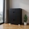 Homeroots 44" Superb Black High Gloss Chest 329646 - alternate 3