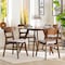 Baxton Studio Reva Wood Dining Set, 5-Piece 268-14657-10808-ZORO - alternate 4