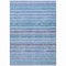 Homeroots 10' X 14' Sky Blue And Navy Blue Striped Washable Indoor Outdoor Area Rug 577810 - alternate 4