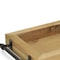 Homeroots Long Wood Tray with Metal Handles 401774 - alternate 3