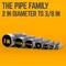 Ace Trading - Nipple 1-1/2 in. MIP each X 1-1/2 in. D MIP Black Steel 10 in. L Nipple 302U112X10 - alternate 3