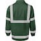 Ironwear Hi-Vis Chemical Resistant Sanitation Waterproof Jacket with Reflective Tape, Green, Medium 9571-G-MD - alternate 2