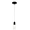 Jonathan Y Bolha 4.75" 1-Light Bubble Acrylic/Iron Modern Minimalist Integrated LED Pendant, Black JYL7221C - alternate 3