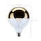 Satco 8 Watt G40 LED Medium Base 2700K CCT Gold Crown 100 Watt Replacement S12546 - alternate 2