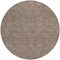 Homeroots 8' Brown And Ivory Round Geometric Washable Indoor Outdoor Area Rug 602349 - alternate 4