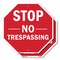 Signmission Stop No Trespassing, 10 inch X 10 inch, Aluminum Metal Signs, 2PK OC-A-2PACK-10-269 - alternate 1