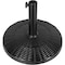Simple Deluxe 17.72' 22 LBS Patio Umbrella Base Heavy Duty Market Umbrellas Round Stand for Outdoor, Poolside, De LGBRLABASERESINROUND10 - alternate 1