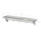 Koolmore 12'' x 60'' 18-Gauge Stainless-Steel Heavy Duty Wall Shelf with Pot Rack, . WMPS-1260 - alternate 2