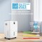 Edendirect 35 pint, 2500 square foot bucket dehumidifier, white, with drain hose, ENERGY STAR. ZR-D025P-35PT3 - alternate 2