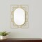 Homeroots 36" Gold Metal Geometric Oval Accent Mirror 574039 - alternate 1