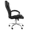 Elama High Back Adjustable Faux Leather Office Chair in Black ELM-F-012 - alternate 3