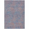 Homeroots 10' X 14' Teal Blue And Pink Abstract Washable Indoor Outdoor Area Rug 599843 - alternate 7