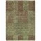 Homeroots 8' X 10' Brown Taupe And Green Striped Washable Indoor Outdoor Area Rug 613172 - alternate 6