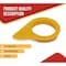 Mytee Products 400 Pcs High Visibility Yellow Checkpoint Loose Wheel 21mm Lug Nut Indicators, 4PK LNI21-YELLOWx4 - alternate 2