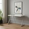 Homeroots 48" White and Silver Computer Desk 333492 - alternate 3