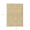 Homeroots 9' X 12' Gold And Ivory Abstract Washable Indoor Outdoor Area Rug 599716 - alternate 3