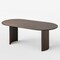 Homeroots 78" Brown Solid Wood Double Pedestal Base Oval Dining Table 712862 - alternate 2
