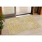 Homeroots 3' X 5' Gold And Ivory Geometric Washable Indoor Outdoor Area Rug 595067 - alternate 1