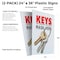 Signmission Keys Made Here, Plastic Signs Only 24 Inch x 36 Inch, Corrugated Plastic, 2PK CSB-2436-2PACK-Keys Made Here - alternate 2