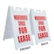 Signmission Warehouse Space For Lease, A-Frame & 2 Decals Installed, Heavy-Duty Plastic Frame SBHD-D-2436-Warehouse Space For Lease - alternate 2