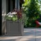 Mayne Fairfield 24in Square Planter  - Graphite Grey 5890-GRG - alternate 4