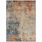 Homeroots 5' X 8' Khaki Gray And Copper Abstract Washable Indoor Outdoor Area Rug 606111 - alternate 4