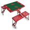 Picnic Time Family Of Brands USC Trojans - Picnic Table Portable Folding Table, Red 811-00-100-095-0 - alternate 1