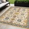 Homeroots 5' X 7' Ivory And Gold Floral Indoor Outdoor Area Rug 572636 - alternate 2