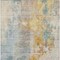 Homeroots 5' X 8' Linen Teal Blue And Copper Abstract Washable Indoor Outdoor Area Rug 605519 - alternate 4