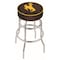 Holland Bar Stool Co 30" 4" Wyoming Cushion Seat, Double-Ring Chrome Swivel Bar Stool L7C130Wymng - alternate 1