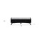 Homeroots 59" Gray and Black Fabric Upholstered Storage Bench with Drawers 523986 - alternate 7