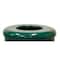 Mytcoat Flat Lid for 32 Gallon Trash Receptacle, Steel, Green, Textured Coating 804412 - alternate 1