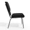 Flash Furniture Stacking Chair, Black Seat, Black Back, 19 1/4 in W 25 in L 33 1/4 in H, Armless, Fabric Seat FD-CH02185-SV-JP02-GG - alternate 3
