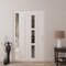 Vdomdoors Front Exterior Prehung Metal-Plastic Door, Manux 8112 White Silk, Side Sidelite Transom, Office Com MANUX8112EXD-WS-W36+14xH80-RH - alternate 2