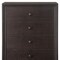 Homeroots 31" Espresso Solid Wood Five Drawer Dresser 286549 - alternate 2