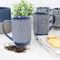 Laurie Gates Madrina 4 Piece 19 Ounce Stoneware Assorted Designs Mug Set in Blue 138964.01 - alternate 2