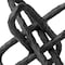 Homeroots 10" Black Metal Chain Link Tabletop Sculpture 392514 - alternate 3