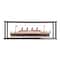 Homeroots 15" Black and Red Solid Wood Hand Painted 1912 RMS Titanic Large Display Case Model Boat 401879 - alternate 1