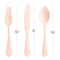 Smarty Had A Party Silhouette Birch Wood Eco Friendly Wooden Cutlery Set - Spoons, Forks and Knives (600 Guests), 1800PK 4667SPCS-CASE - alternate 3
