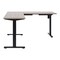 Osp Home Furnishings Primo 60in Sit/Stand, Grey / Black PMO6066-LG - alternate 5
