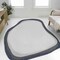 Jonathan Y Wyatt Modern Rustic Abstract Cream/Navy 6 ft. x 9 ft. Indoor/Outdoor Shaped Area Rug SHP200D-6 - alternate 3