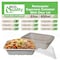 Ecoquality 22oz Rectangular Sugarcane Container With Clear Lid, Compostable Bowls For Takeout, 250PK EQCRTBWPL22-250 - alternate 3
