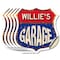 Signmission Willie's Garage, 6 inch X 6 inch, Vinyl Decal, 5PK SHI-D-5PACK-6-383-WILLIE - alternate 1