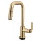 Brizo Litze Smarttouch Pull-Down Prep Faucet with Square Spout, Industrial Handle Luxe Gold 64954LF-GL - alternate 2