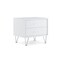 Homeroots 20" White Nightstand With Manufactured Wood Top 286439 - alternate 3