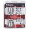 Prosource Deadbolt and Entry Lockset, Turnbutton Lock, Knob Handle, Tulip Design, Stainless Steel, 3 Grade BS6B1-PS - alternate 2