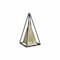 Homeroots Narrow Metal Triangular Decorative Sculpture 399635 - alternate 1