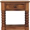 Homeroots 24" Brown Solid Wood Two Drawer Nightstand 701729 - alternate 3